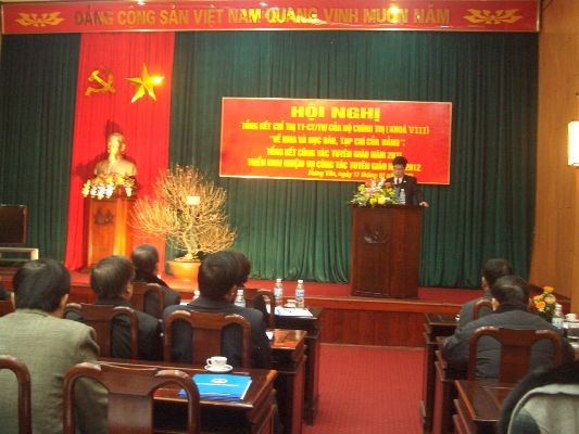 Hưng Yên Triển khai nhiệm vụ công tác Tuyên giáo năm 2012